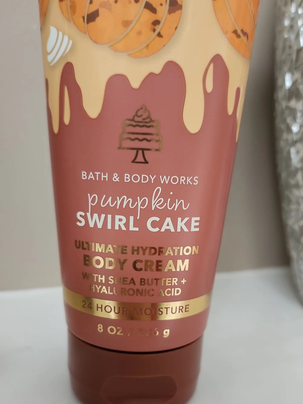 🎃 BATH & BODY WORKS PUMPKIN SWIRL CAKE Body Cream 🎃